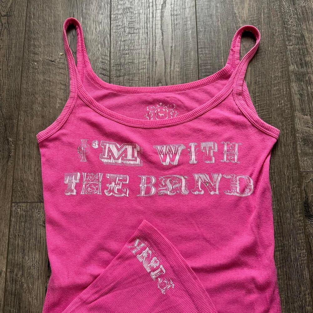 Vintage Y2K 00s McBling VS Victorias Secret I’m with The Band Tank Top